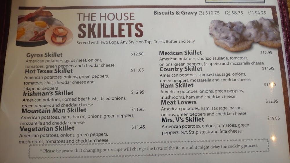 Mrs V's Restaurant Menu image 3